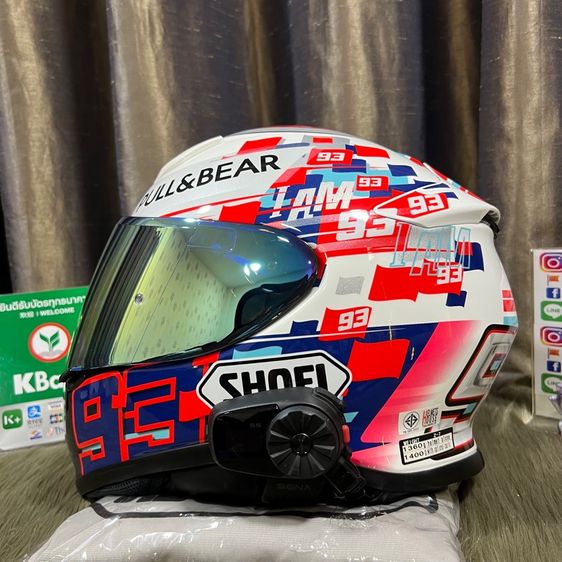 หมวกกันน็อคเต็มใบ Shoei รุ่น Z 7plus Marquez Power Up