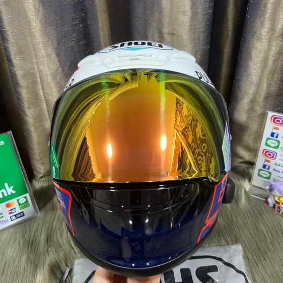 หมวกกันน็อคเต็มใบ Shoei รุ่น Z 7plus Marquez Power Up รูปที่ 2