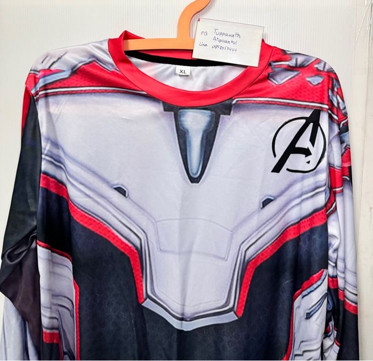 ผู้ชาย ขาว อื่นๆ เสื้อออกกำลังกาย เสื้อยืดแฟชั่น avenger ของใหม่