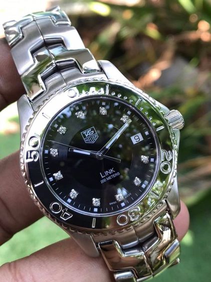 Tag Heuer Link Quartz Diamond  Black Dial WJ 1113🇨🇭🇨🇭
