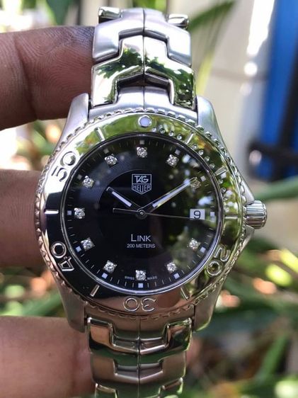 Tag Heuer Link Quartz Diamond  Black Dial WJ 1113🇨🇭🇨🇭
 รูปที่ 3
