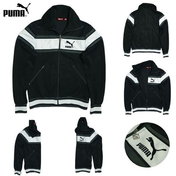 ดำ EU 40 เสื้อแจ็คเก็ต | เสื้อคลุม อื่นๆ เสื้อวอร์มแขนยาว Puma Men's Black Track Jacket : RM544467 เสื้านแท้รุ่นเก่า