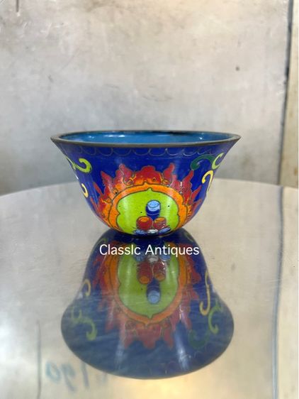 จอกน้ำชา ถ้วยน้ำชาถมปัด สะสมA1 รูปที่ 13