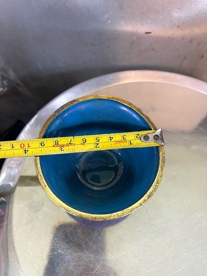 จอกน้ำชา ถ้วยน้ำชาถมปัด สะสมA1 รูปที่ 9