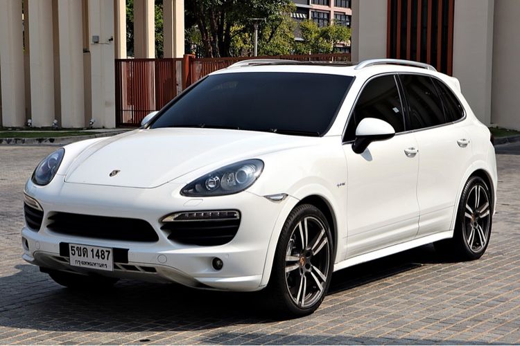 Porsche Cayenne 2013 3.0 S Hybrid Utility-car ไฟฟ้า ไม่ติดแก๊ส เกียร์อัตโนมัติ ขาว รูปที่ 3