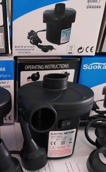 สูบลมแรงสระน้ำไฟฟ้า ปั้มลมสูบที่นอน เรืองยาง สระว่ายน้ำ ตุ๊กตาลูกบอล และอื่นๆ เก็บปลายทาง รูปที่ 10