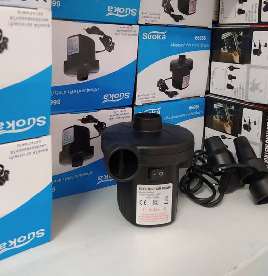 สูบลมแรงสระน้ำไฟฟ้า ปั้มลมสูบที่นอน เรืองยาง สระว่ายน้ำ ตุ๊กตาลูกบอล และอื่นๆ เก็บปลายทาง รูปที่ 11