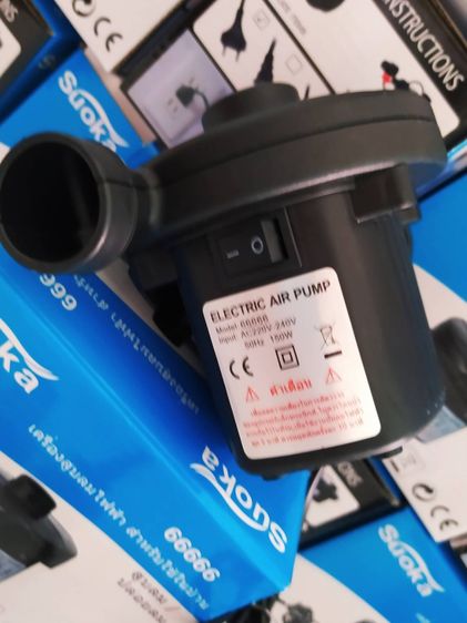 สูบลมแรงสระน้ำไฟฟ้า ปั้มลมสูบที่นอน เรืองยาง สระว่ายน้ำ ตุ๊กตาลูกบอล และอื่นๆ เก็บปลายทาง