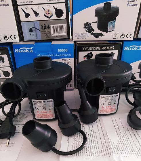 สูบลมแรงสระน้ำไฟฟ้า ปั้มลมสูบที่นอน เรืองยาง สระว่ายน้ำ ตุ๊กตาลูกบอล และอื่นๆ เก็บปลายทาง รูปที่ 5