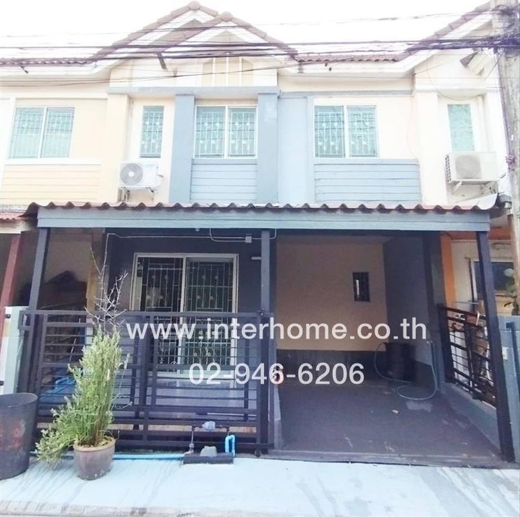 ทาวน์โฮม 2 ชั้น 16.2 ตร.ว. หมู่บ้านพฤกษา46 ถนนติวานนท์-ปทุมธานี ถนนศรีสมาน-ปากเกร็ด ถนนเลียบคลองประปา เมืองปทุมธานี ปทุมธานี