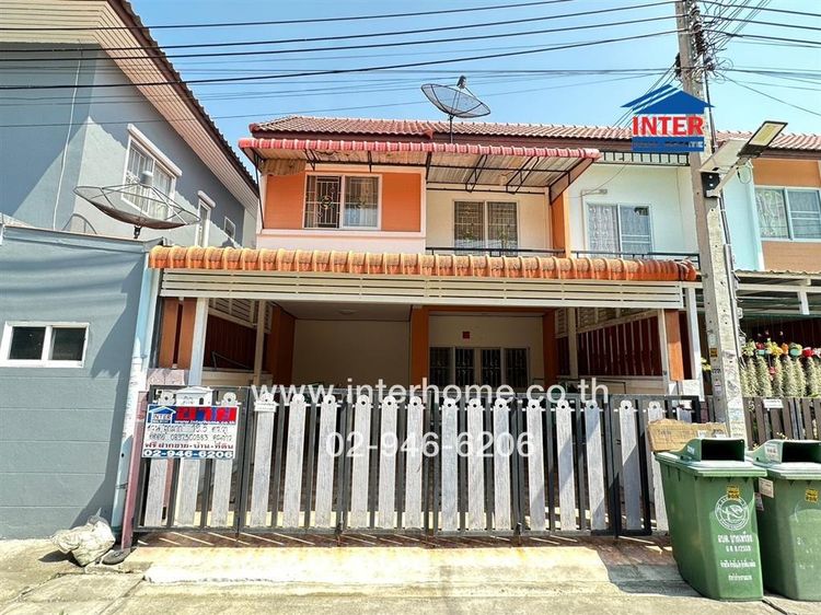 ทาวน์เฮ้าส์ 2 ชั้น 19.5 ตร.ว. หมู่บ้านชายคลอง ซอยคิงคอง ซอย24 ถนนเทพารักษ์ ถนนคลองด่าน-บางพลี บางบ่อ สมุทรปราการ