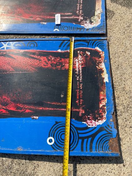 ป้าย ขวดเป๊บซี่ PEPSI สังกะสีแผ่นใหญ่ เก่าสะสมA1 รูปที่ 6