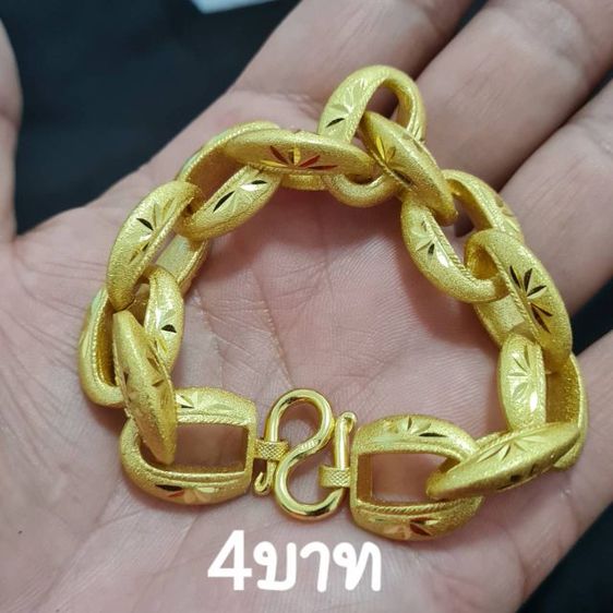 สร้อยข้อมือ สีเอยข้อมือทอง (นวกรรมใหม่ทกแทนทอง) ลานเม็ดถั่วสวยมาก