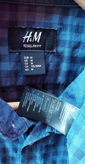 เสื้อ Shirt H and M Brand แขนยาว รูปที่ 3