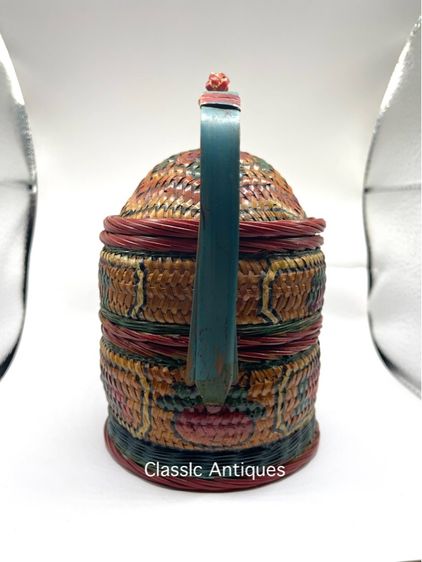 ตะกร้าจีน โบราณเก่าสะสมA12 รูปที่ 7