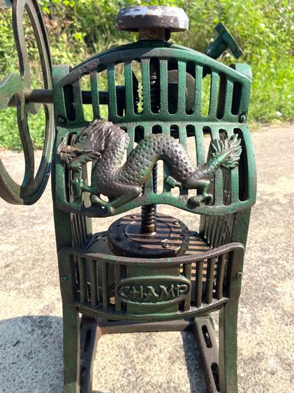 เครื่องไสน้ำแข็ง มือหมุน มังกร สะสม รูปที่ 2