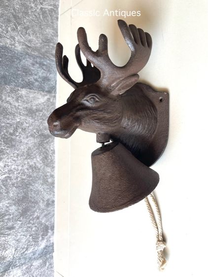 ระฆัง กวางมูส เหล็กหล่อสะสม รูปที่ 7