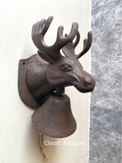 ระฆัง กวางมูส เหล็กหล่อสะสม รูปที่ 5