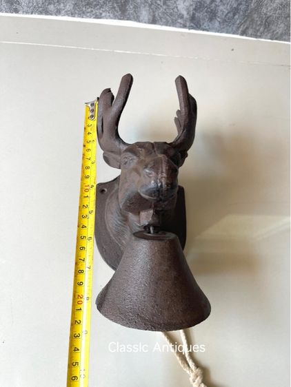 ระฆัง กวางมูส เหล็กหล่อสะสม รูปที่ 10