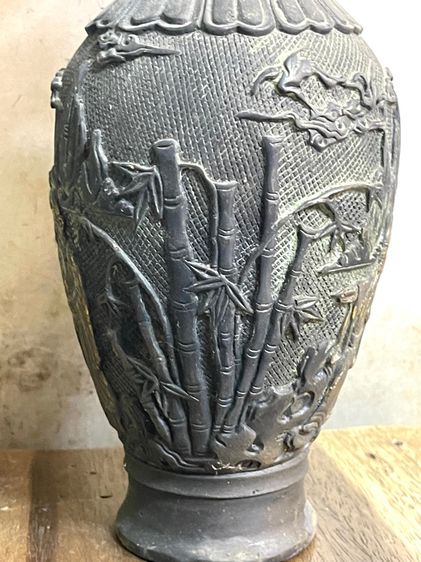 แจกัน เทพเจ้าฮกลกซิ้ว ทองเหลืองสะสมA14 รูปที่ 12