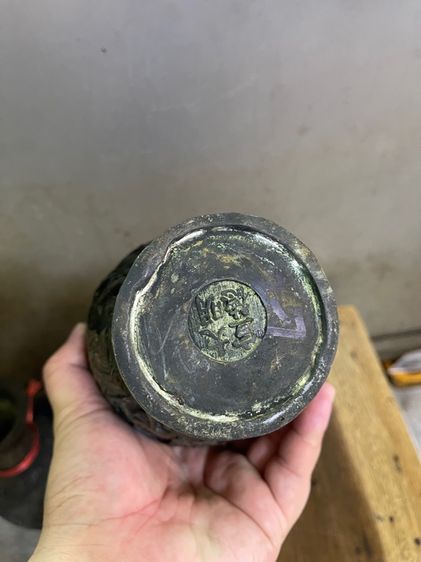 แจกัน เทพเจ้าฮกลกซิ้ว ทองเหลืองสะสมA14 รูปที่ 6