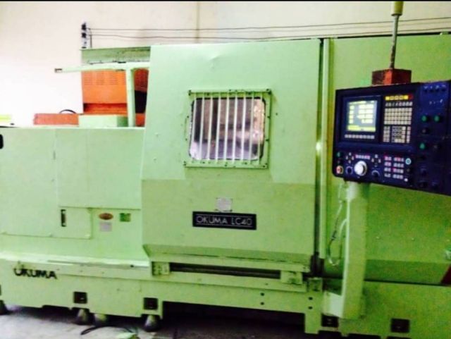 ขายเครื่อง CNC กลึงล้อแม็กซ์ OKUMA LC40