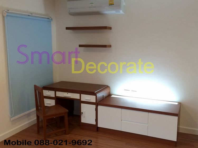 ช่างรับเหมาเฟอร์นิเจอร์มาเอง (บริการรับทำเฟอร์นิเจอร์บิวท์อิน) ต่อเติม ตกแต่งภายใน รับงานผ้าม่าน วอลล์เปเปอร์ โดยออกแบบพร้อมให้คำปรึกษาฟรี รูปที่ 2