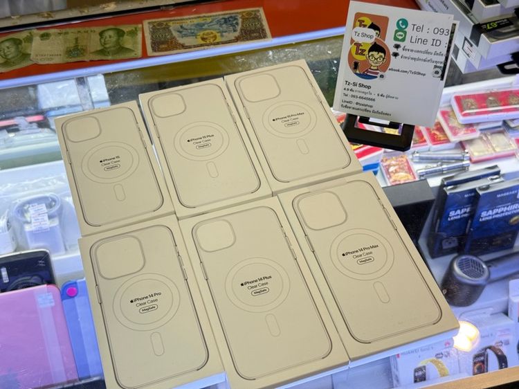 Apple Clear Case Magsafe iPhone 14plus 14pro 14PM 15 15plus 15pro 15PM 16PM เเท้ใหม่
