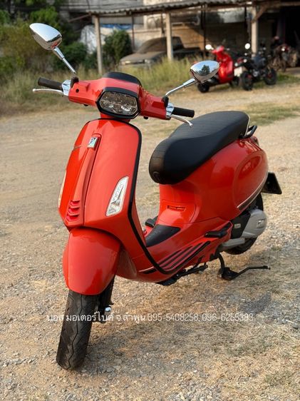Vespa Sprint 150 iget ABS สีส้มพิเศษ เลขทะเบียนสวย 8899 ปี 2022 สวยมาก งามเดิมกริ๊ป ฟรีดาวน์ ไม่ค้ำ