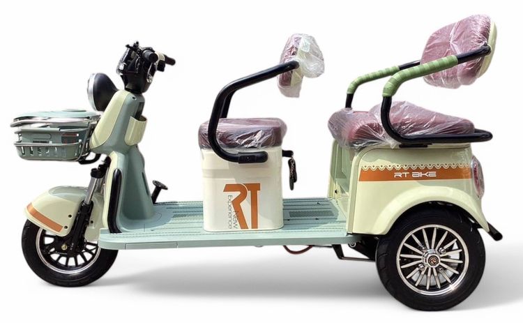 รถสามล้อไฟฟ้า ปรับได้ 3 ระดับ รุ่น RT1000 2 ตอนไม่มีหลังคา ปี2025  . มอเตอร์ 1000 w  48v. 20ah.       	 รูปที่ 3
