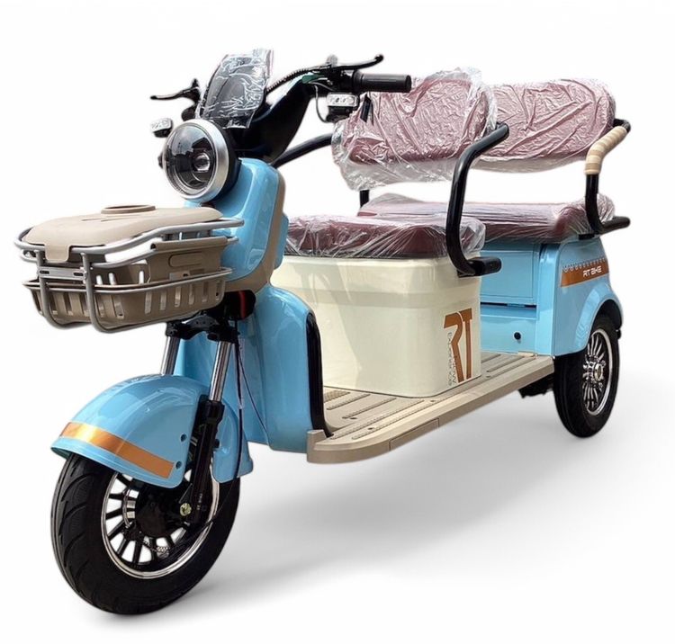 รถสามล้อไฟฟ้า ปรับได้ 3 ระดับ รุ่น RT1000 2 ตอนไม่มีหลังคา ปี2025  . มอเตอร์ 1000 w  48v. 20ah.       	 รูปที่ 10