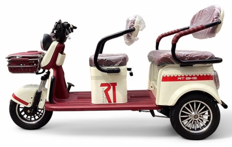 รถสามล้อไฟฟ้า ปรับได้ 3 ระดับ รุ่น RT1000 2 ตอนไม่มีหลังคา ปี2025  . มอเตอร์ 1000 w  48v. 20ah.       	 รูปที่ 5