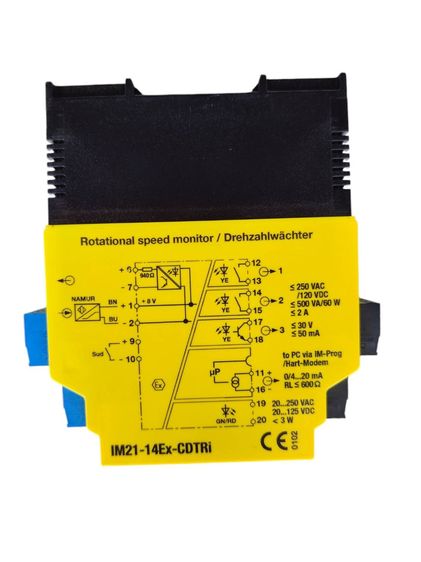 TURCK Rotation speed monitor 1-channel IM21-14EX-CDTRI โมดูลตรวจวัดความเร็วมอเตอร์ ของแท้ รูปที่ 5