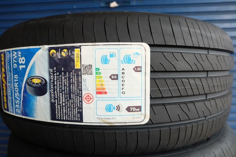 ✅ ยางใหม่ Goodyear รุ่น Assurance Comforttred ขนาด 235 50R18 ปี24 รูปที่ 5