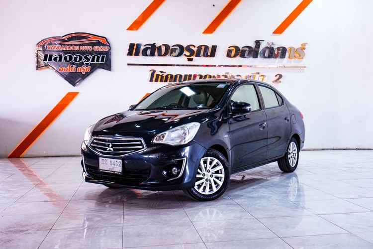 รถ Mitsubishi Attrage 1.2 GLS สี ดำ