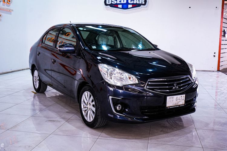 Mitsubishi Attrage 2014 1.2 GLS Sedan เบนซิน ไม่ติดแก๊ส เกียร์อัตโนมัติ ดำ รูปที่ 3