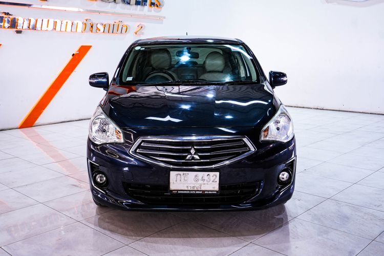 Mitsubishi Attrage 2014 1.2 GLS Sedan เบนซิน ไม่ติดแก๊ส เกียร์อัตโนมัติ ดำ รูปที่ 2
