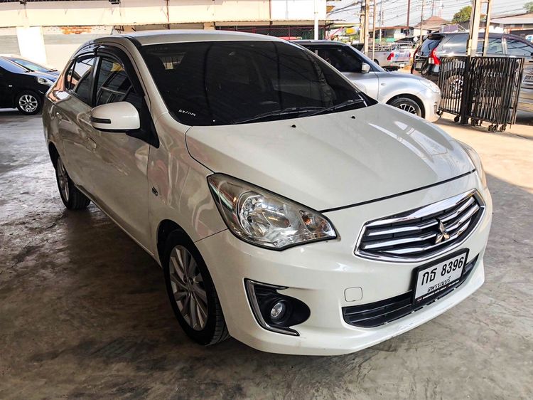 Mitsubishi Attrage 2014 1.2 GLS Sedan เบนซิน ไม่ติดแก๊ส เกียร์อัตโนมัติ ขาว รูปที่ 3