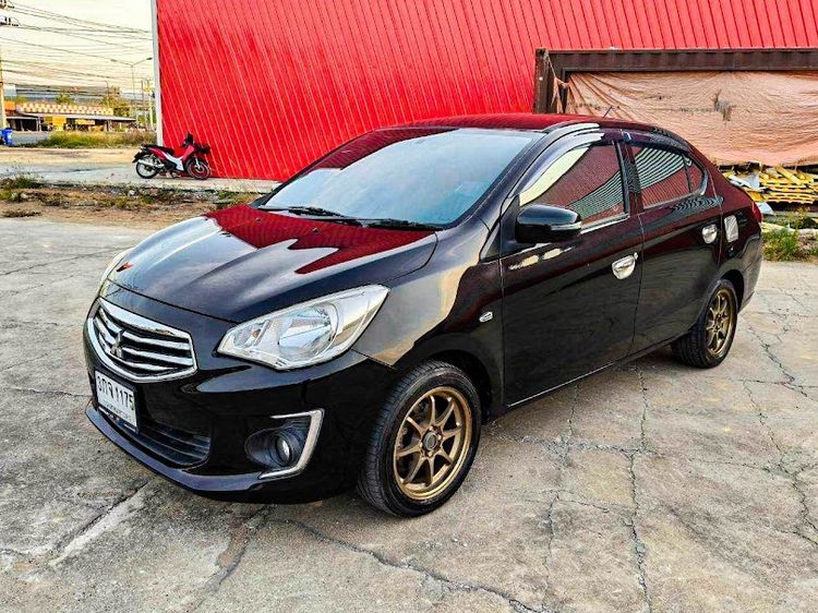 รถ Mitsubishi Attrage 1.2 GLS สี ดำ