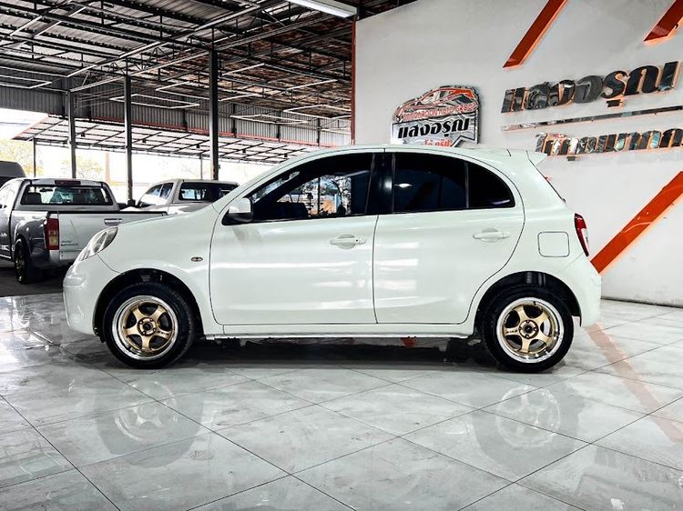 Nissan March 2012 1.2 VL Sedan เบนซิน ไม่ติดแก๊ส เกียร์อัตโนมัติ ขาว รูปที่ 4