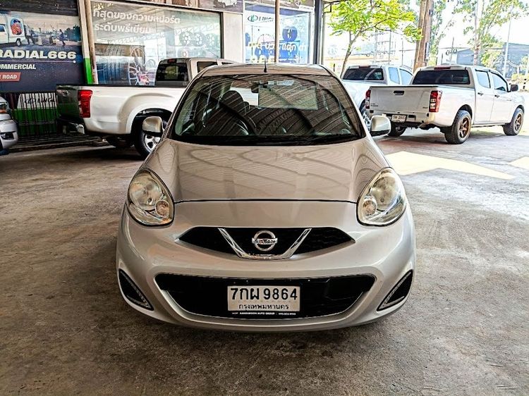 Nissan March 2018 1.2 E Sedan เบนซิน ไม่ติดแก๊ส เกียร์อัตโนมัติ บรอนซ์เงิน รูปที่ 2