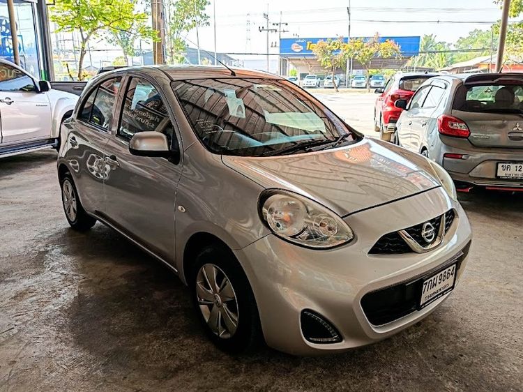 Nissan March 2018 1.2 E Sedan เบนซิน ไม่ติดแก๊ส เกียร์อัตโนมัติ บรอนซ์เงิน รูปที่ 3