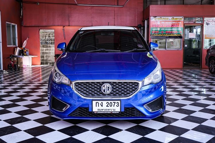 MG MG3 2019 1.5 D Sedan เบนซิน ไม่ติดแก๊ส เกียร์อัตโนมัติ น้ำเงิน รูปที่ 2