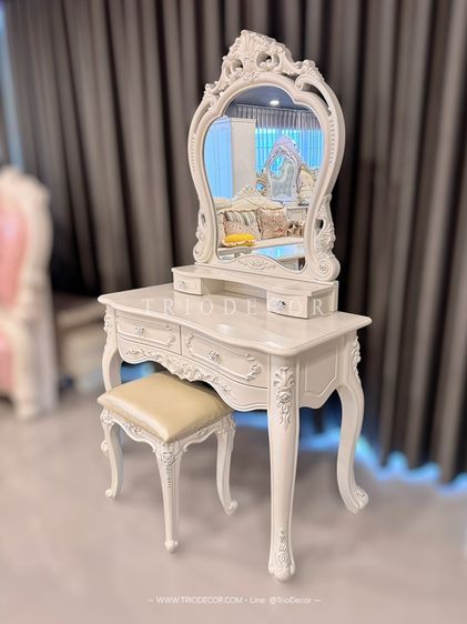 MAFALDA-II CLASSIC DRESSING TABLE โต๊ะเครื่องแป้งสไตล์วินเทจ รุ่น มาเฟลดา 2 รูปที่ 3