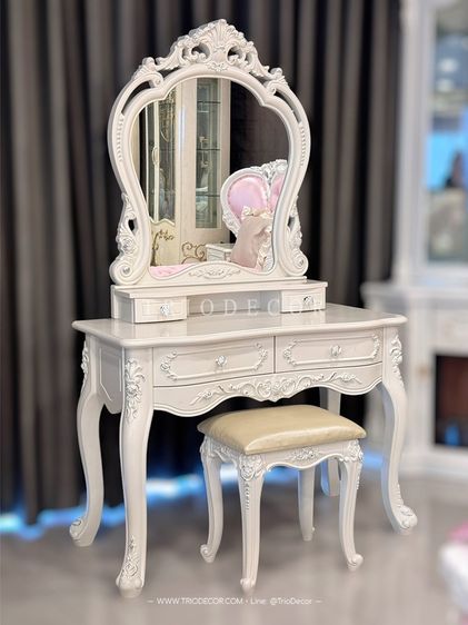 MAFALDA-II CLASSIC DRESSING TABLE โต๊ะเครื่องแป้งสไตล์วินเทจ รุ่น มาเฟลดา 2 รูปที่ 2