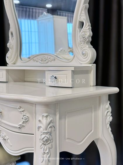 MAFALDA-II CLASSIC DRESSING TABLE โต๊ะเครื่องแป้งสไตล์วินเทจ รุ่น มาเฟลดา 2 รูปที่ 12