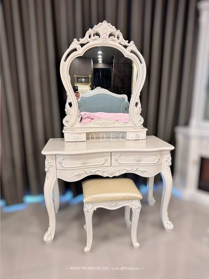 MAFALDA-II CLASSIC DRESSING TABLE โต๊ะเครื่องแป้งสไตล์วินเทจ รุ่น มาเฟลดา 2 รูปที่ 4