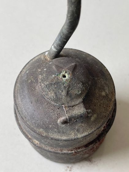 กระป๋อง เติมแอลกอฮอล์ ตะเกียง ทองเหลืองโบราณ รูปที่ 3