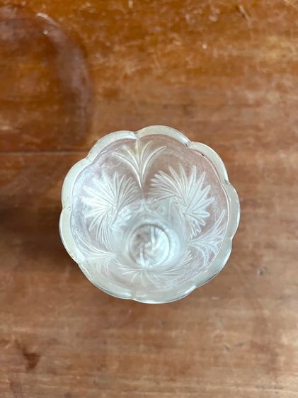 แจกันแก้ว เจียระไน เก่าสะสม รูปที่ 5