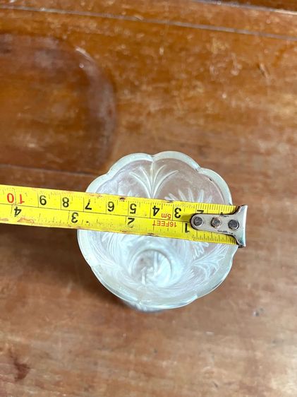 แจกันแก้ว เจียระไน เก่าสะสม รูปที่ 11